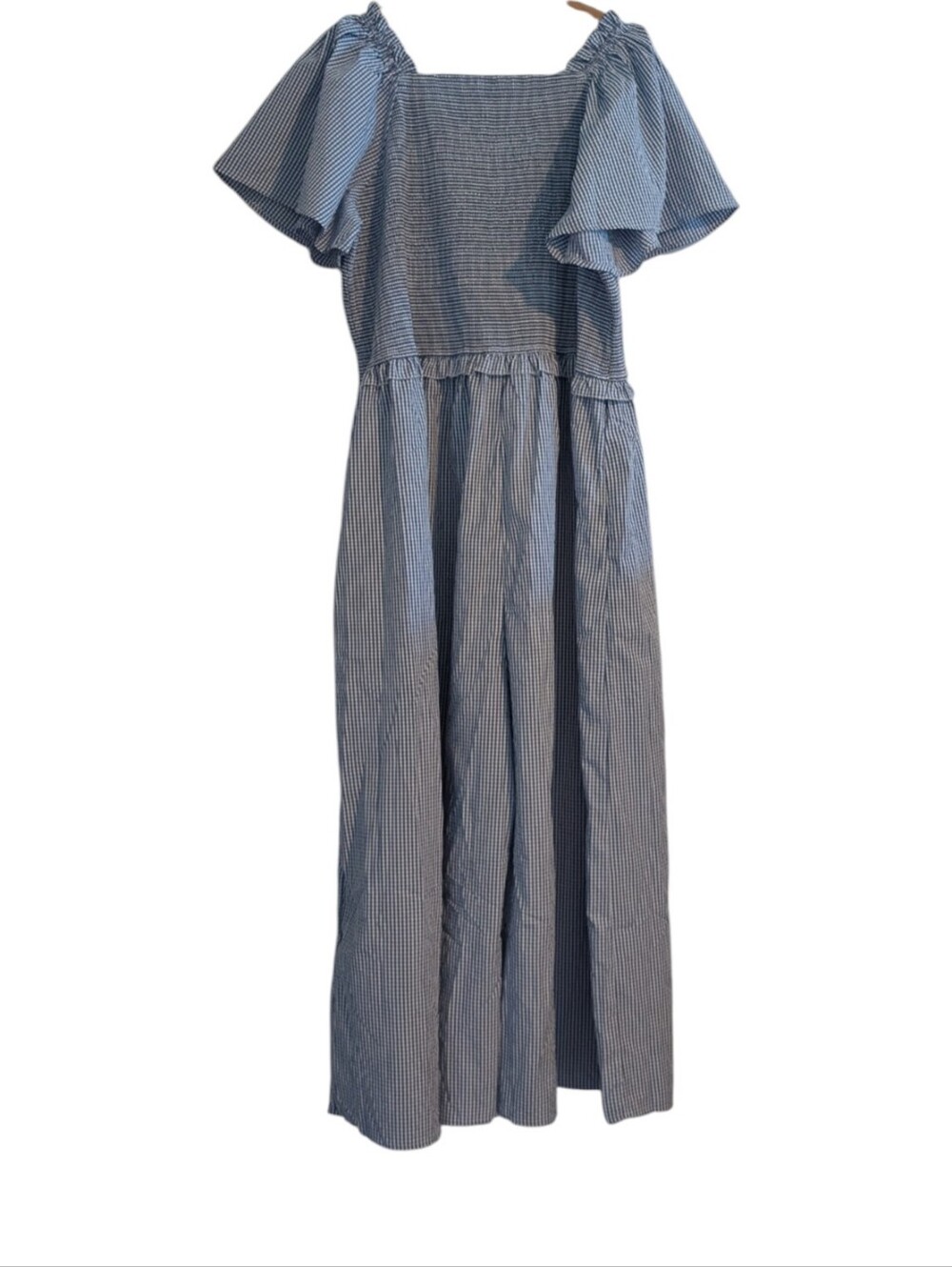 Ivy City Co Indie Jumpsuit in Blue Gingham NWT - Picture 10 of 13